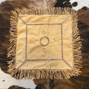 NWT Genuine Leather Pillow Cover